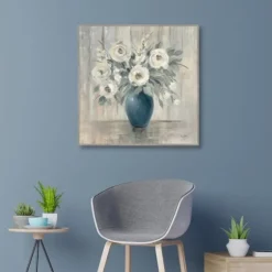 Gray Barn Floral Framed Canvas Art Print-Kirkland's Home Clearance