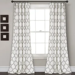 Gray Bella Curtain Panel Set, 84 In.-Kirkland's Home Discount