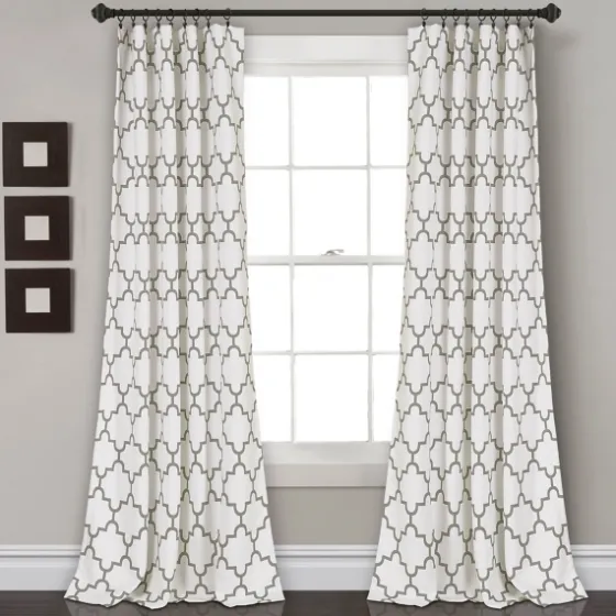 Gray Bella Curtain Panel Set, 84 In.-Kirkland's Home Discount