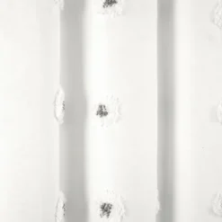 Gray Boho Tufted Circles Shower Curtain-Kirkland's Home Best Sale
