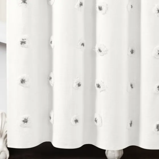 Gray Boho Tufted Circles Shower Curtain-Kirkland's Home Best Sale
