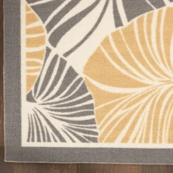 Gray Botanical Shells Outdoor Area Rug, 5X7-Kirkland's Home Cheap