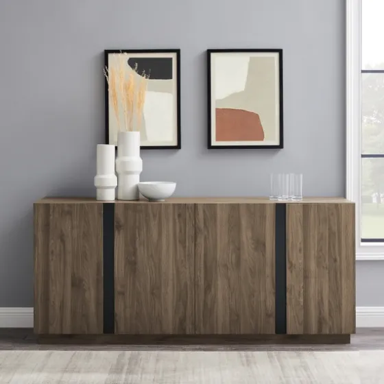 Gray Brown Modern 2-Door Sideboard-Kirkland's Home Best Sale