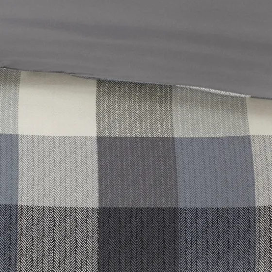 Gray Buffalo Check King 7-Pc. Comforter Set-Kirkland's Home Cheap
