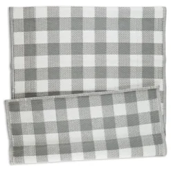 Gray Buffalo Check Outdoor Area Rug, 4X6-Kirkland's Home Online