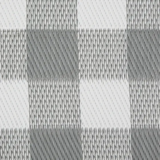 Gray Buffalo Check Outdoor Area Rug, 4X6-Kirkland's Home Online