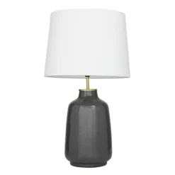 Gray Ceramic Base Gold Accent Table Lamp-Kirkland's Home Flash Sale