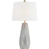 Gray Ceramic 3D Pattern Table Lamp-Kirkland's Home Flash Sale