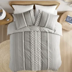 Gray Chenille Tufted California King Comforter Set-Kirkland's Home Discount