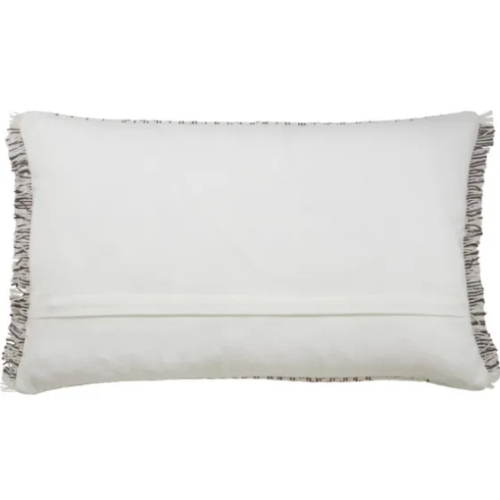 Gray Chevron Long Stitch Lumbar Throw Pillow-Kirkland's Home Online