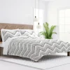 Gray Chevron Reversible 2-Pc. Twin Quilt Set-Kirkland's Home Flash Sale