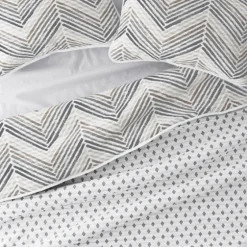 Gray Chevron Reversible 2-Pc. Twin Quilt Set-Kirkland's Home Flash Sale