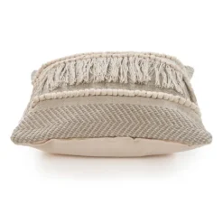 Gray Comfort Fringe Pillow-Kirkland's Home Cheap