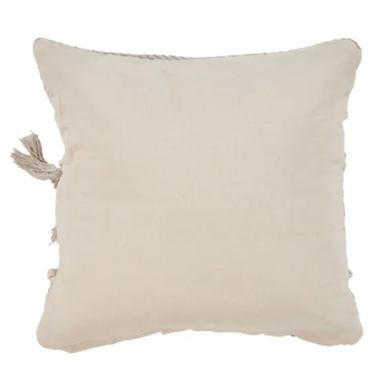 Gray Comfort Fringe Pillow-Kirkland's Home Cheap