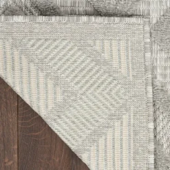 Gray Diamond Indoor/Outdoor Area Rug, 5X7-Kirkland's Home Shop
