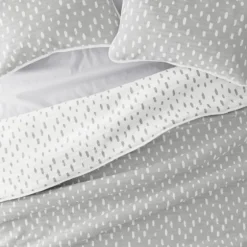 Gray Dotted Reversible 3-Pc. King Quilt Set-Kirkland's Home New