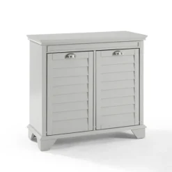 Gray Double Linen Hamper-Kirkland's Home Shop