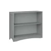 Gray Double Shelf Wooden Bookcase-Kirkland's Home Online