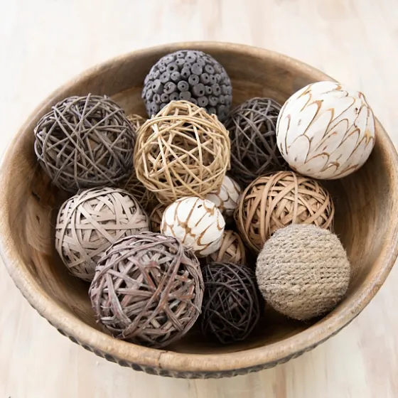 Gray Dried Orb Bag-Kirkland's Home Clearance