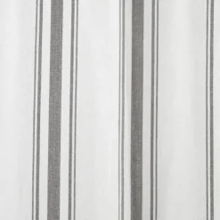 Gray Farmhouse Stripe Curtain Panels, Set Of 2-Kirkland's Home Sale