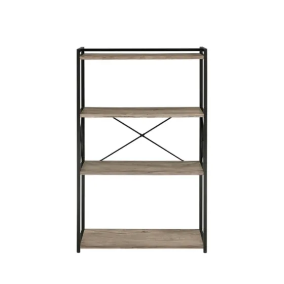Gray Finish X Frame Open Shelf Bookcase-Kirkland's Home Flash Sale