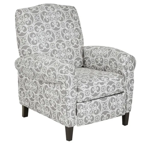 Gray Fretwork Orville Recliner-Kirkland's Home Outlet