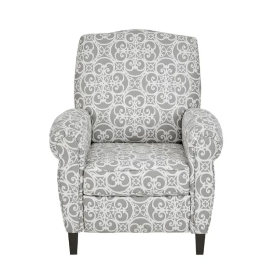 Gray Fretwork Orville Recliner-Kirkland's Home Outlet
