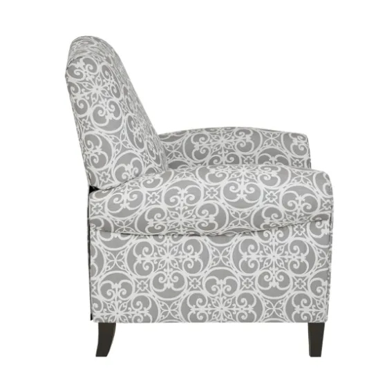 Gray Fretwork Orville Recliner-Kirkland's Home Outlet