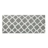 Gray Geometric Pattern Reversible Bath Mat, 60 In.-Kirkland's Home Outlet
