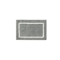 Gray Geometric Pattern Reversible Bath Mat, 34 In.-Kirkland's Home Hot