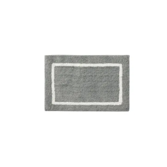 Gray Geometric Pattern Reversible Bath Mat, 34 In.-Kirkland's Home Hot