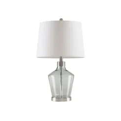 Gray Glass Bold Table Lamps, Set Of 2-Kirkland's Home Cheap
