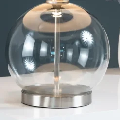 Gray Glass Globe Table Lamp-Kirkland's Home Best
