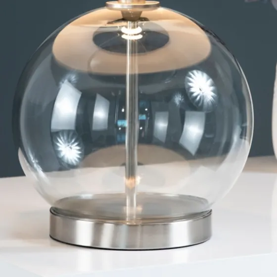 Gray Glass Globe Table Lamp-Kirkland's Home Best
