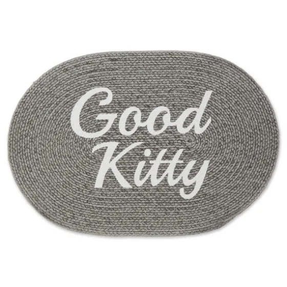 Gray Good Kitty Pet Bowl Mat-Kirkland's Home Online