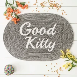 Gray Good Kitty Pet Bowl Mat-Kirkland's Home Online