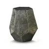 Gray Hand-Stamped Iron Hexagon Accent Table-Kirkland's Home New