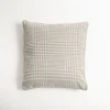 Gray Houndstooth Feather Throw Pillow-Kirkland's Home Store
