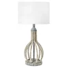 Gray Iron And Rattan Beaded Table Lamp-Kirkland's Home Outlet