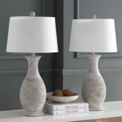 Gray Jug Base Table Lamps, Set Of 2-Kirkland's Home Best Sale