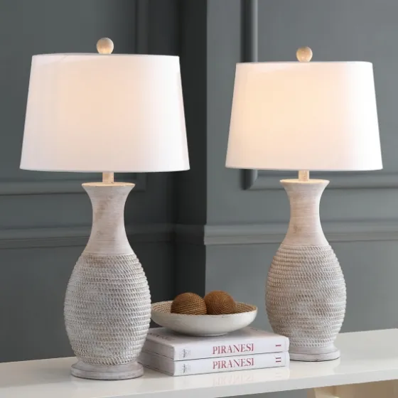 Gray Jug Base Table Lamps, Set Of 2-Kirkland's Home Best Sale