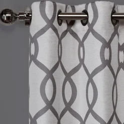 Gray Kenzie Curtain Panel Set, 96 In-Kirkland's Home Discount