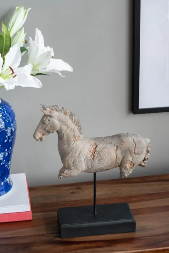 Gray Legless Horse Statue-Kirkland's Home Clearance