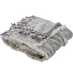Gray Line Work Throw-Kirkland's Home Shop