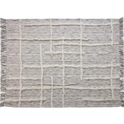 Gray Line Work Throw-Kirkland's Home Shop