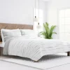 Gray Linear Reversible 3-Pc. King Quilt Set-Kirkland's Home Store