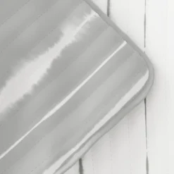 Gray Linear Reversible 3-Pc. Queen Quilt Set-Kirkland's Home Shop