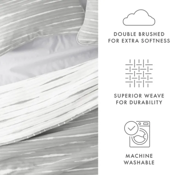 Gray Linear Reversible 2-Pc. Twin Quilt Set-Kirkland's Home Discount