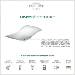 Gray Marl Blackout 2-Pc. Curtain Panel Set, 96 In.-Kirkland's Home Clearance