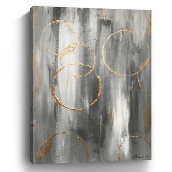 Gray Matter Abstract Canvas Art Print-Kirkland's Home New